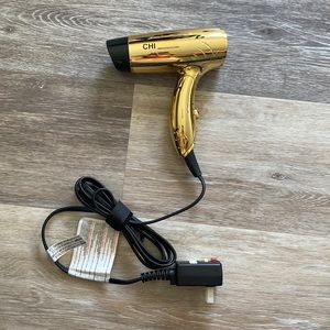Gold Chi mini Travel Hair Dryer